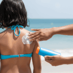 Best Sunscreen for Kids in India: A mother lovingly protecting her child